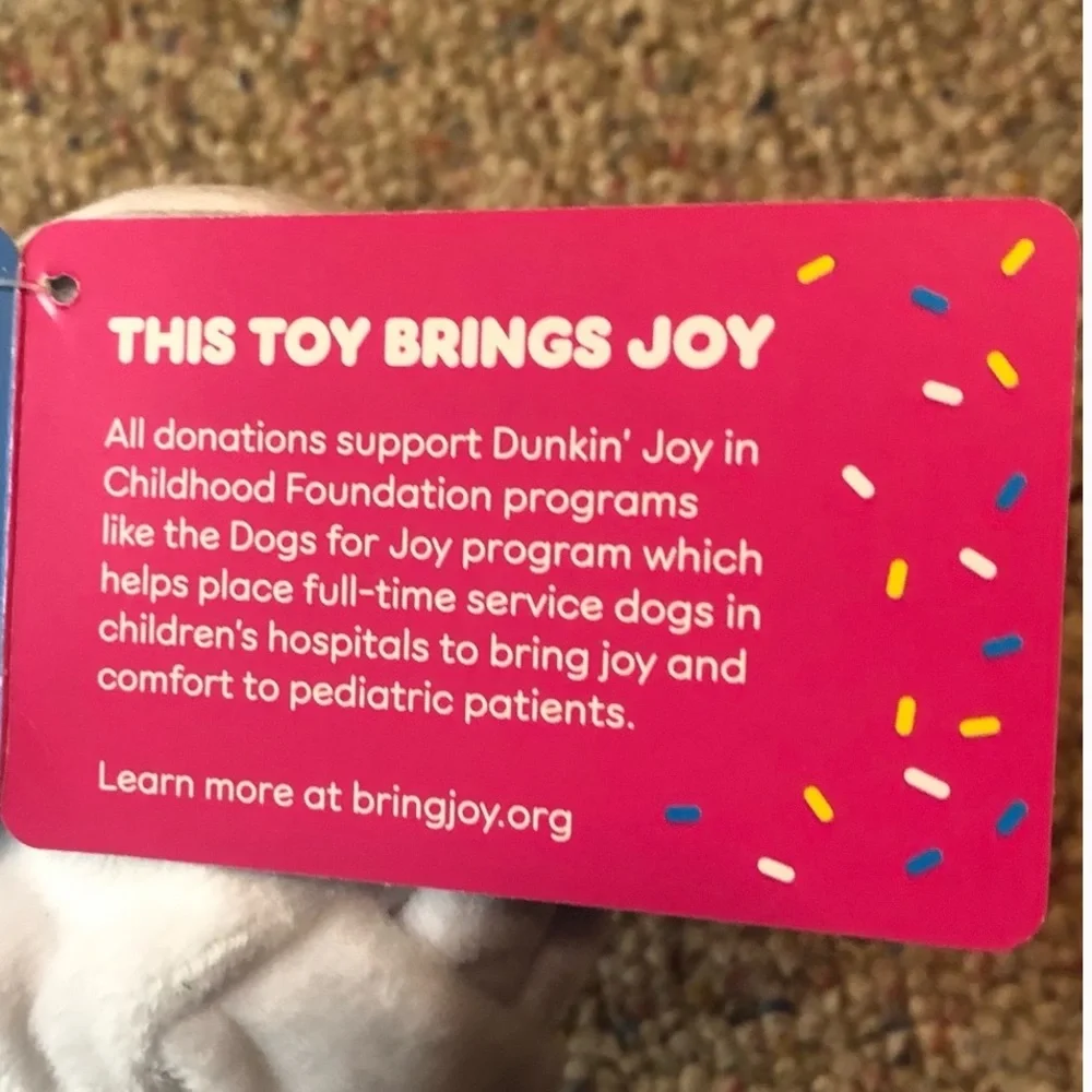 🆕 Dunkin’ x Bark Cold Brew Dog Toy